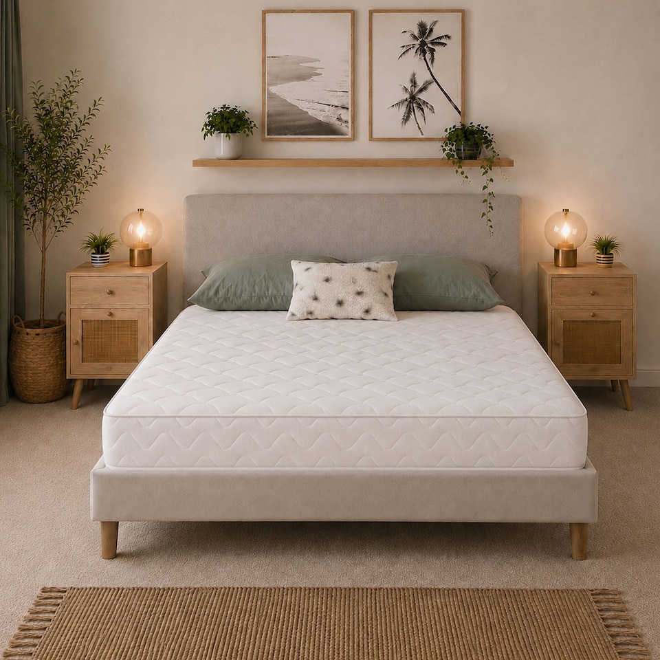 image 1 of 18cm Twilight Hybrid Memory Foam Spring Mattress Soft Feel