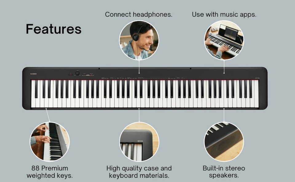 image 1 of Casio CDP-S110 Black