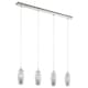 image 2 of Stephie 4 Light Ceiling Light Bar Satin Nickel