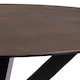 image 7 of Heaven Round Dining Table with Ceramic Rusty Brown Top