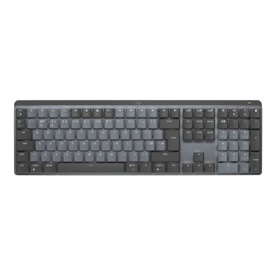 Logitech MX Mechanical keyboard RF Wireless + Bluetooth QWERTY UK English Graphite, Grey