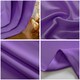 image 2 of Purple Blackout Curtains - Eyelet Thermal Curtain  - 46 x 54 Inch Drop - 2 Panel | Purple | One Size