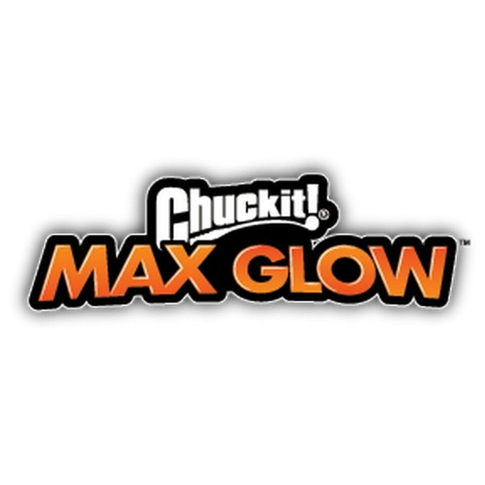 image 1 of Chuckit! Max Glow Dog Ball Glow In The Dark Light Up Ball Increased Visibility Fetch Dog Toy, Pack of 1, Large | Multi