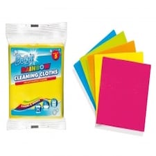 Pack of 5 Duzzit Rainbow Cloth