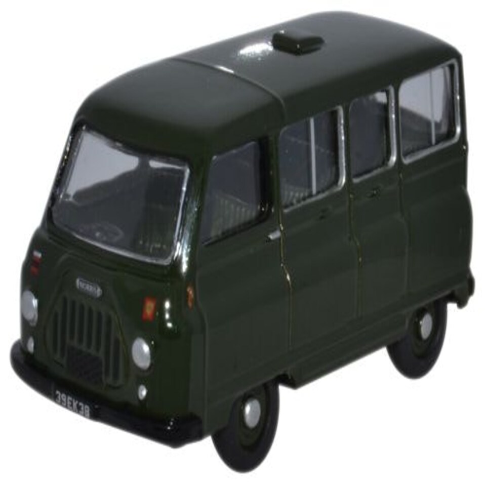 Oxford Diecast Morris J2 Minibus British Army HQEC