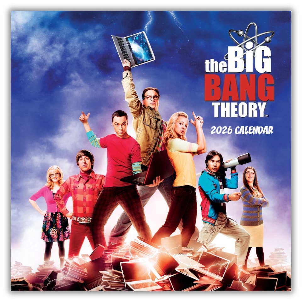THE BIG BANG THEORY 2026 SQUARE CALENDAR