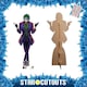 image 2 of The Joker Anime Style DC Comics Lifesize Cardboard Cutout 178cm