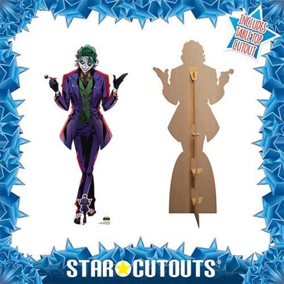 image 1 of The Joker Anime Style DC Comics Lifesize Cardboard Cutout 178cm