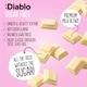 image 4 of Diablo No Added Sugar White Chocolate Bar 75g
