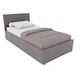image 10 of Vida Designs Lisbon 3ft Single Ottoman Bed Storage Faux Leather, Grey, 90 x 190cm