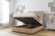 image 2 of Sloomy Mayfair Pebble Plush Ottoman Bed With Mattress With 26" Strutted Headboard 4'6 Double