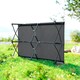 image 6 of Outsunny Double Camping Folding Cot Portable Sleeping Bed, Charcoal Grey