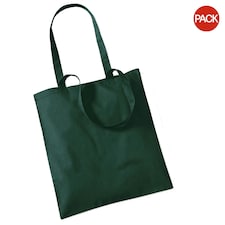 Westford Mill Promo Bag For Life - 10 Litres (Pack Of 2) - Bottle Green - One Size