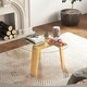 image 7 of COSTWAY Round Coffee Table Modern Table Sofa Center Table Black
