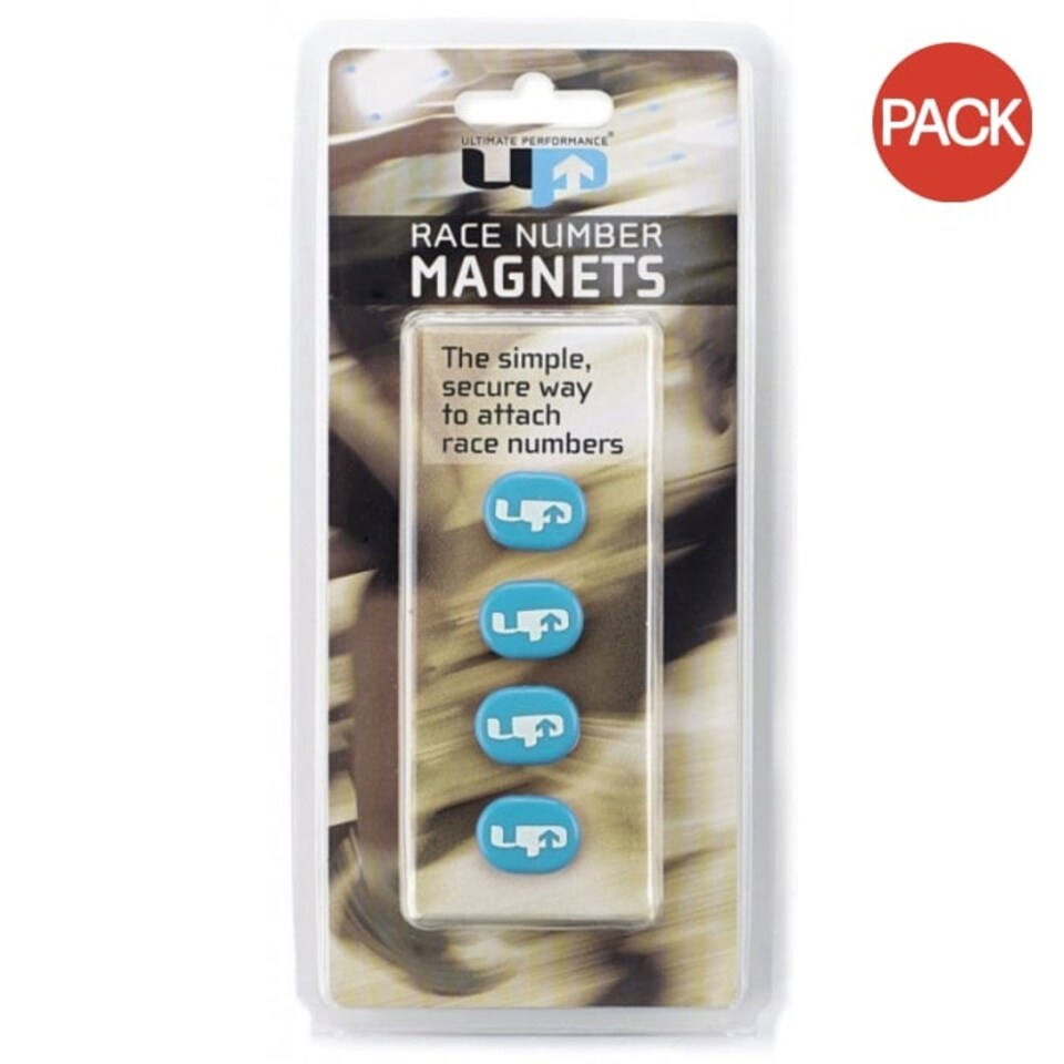 Ultimate Performance Running Race Magnet (Pack of 4) - Blue/White - One Size
