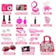 image 4 of Hairdressing & Vanity Beauty Set for Kids - Portable Role Play Styling Kit with Fashion Handbag