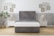 image 1 of Sloomy Montana Slate Naples Ottoman Bed Base With 26" Strutted Headboard 4' Small Double | Grey | Slate | Small Double | 1