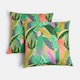 image 3 of OHS 2 x Palms Print Garden Cushion Covers Outdoor Water Resistant