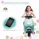image 7 of AIYAPLAY 6V Kids Electric Motorbike, Ride on Motorbike with Headlight, Music, Forward Reverse, Training Wheels, for Ages 18-36 Months, Green