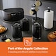 image 10 of GEEPAS 3-Piece Tea Coffee Sugar Canisters Set Cream
