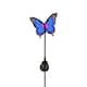 image 1 of Scarlet Solar Butterfly Garden Wall Art Light