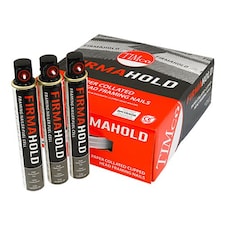 Timco - FirmaHold Collated Clipped Head Nails & Fuel Cells - Trade Pack - Ring Shank - Bright (Size 2.8 x 63/3CFC - 3300 Pieces)