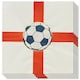 image 1 of Come on England Football Napkins 3 Ply 33cm - Pack of 16