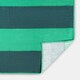 image 5 of OHS Print Beach Towel Bath Travel Quick Dry Microfibre Absorbent | Green | Green Stripes | One size