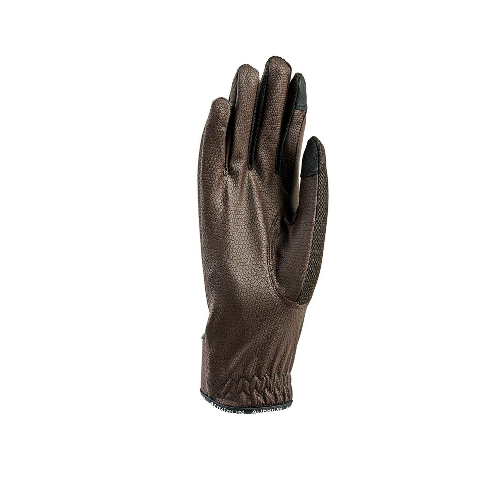 image 1 of Aubrion Unisex Adult Aero Flex Fit Riding Gloves - Brown - XS Brown | XS