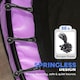 image 5 of AIYAPLAY 4.6FT Kids Trampoline with Safety Enclosure Net, Purple