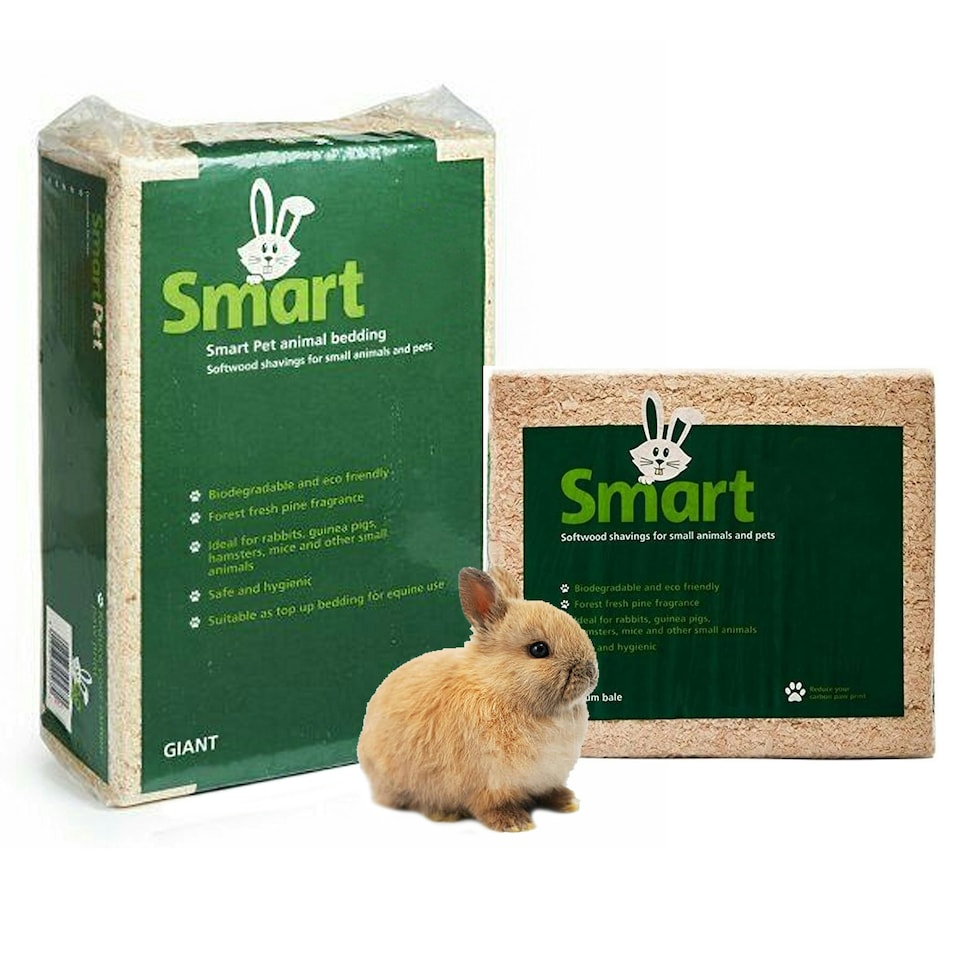 image 1 of 2 Bags 4kg Naturally Fine & Soft Odour Control Super Absorbent Wood Shavings For Pet Bedding