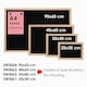 image 5 of Wood Framed Magnetic Writing Black Board 30 x 40cm