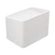 image 6 of Living and Home Desktop Plastic Drawer Storage Organizer, 2 Tier | White