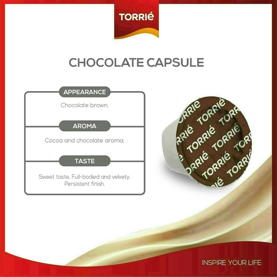 image 1 of Chocolate Nespresso ® Compatible Coffee Machine Capsules (30 Pods)