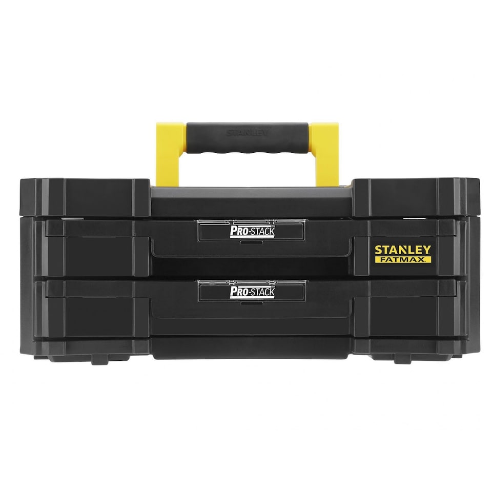image 1 of Stanley Storage Fatmax Pro-stack 2 Shallow Drawers | Multi | Multi Colour | One Size | 1