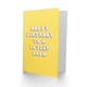 image 2 of Lovely Bapa Bright Fun Hippie Letters Non Binary Birthday Card
