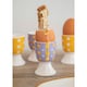 image 4 of KitchenCraft Egg Cup Set Multicolour Floral 4 Piece