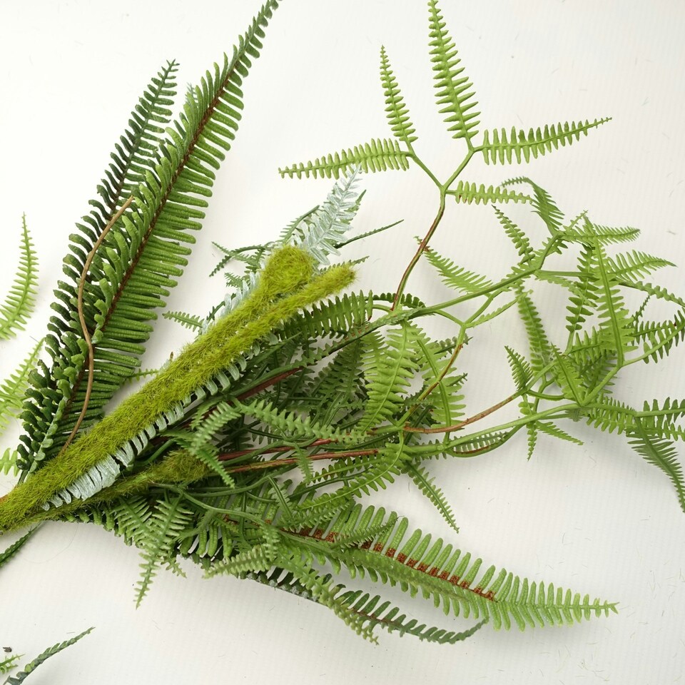 image 1 of 180cm Artificial Hanging Trailing Fern Garland Plant