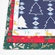 image 4 of Homescapes Red Reindeer Christmas Placemats - Set of 4 | Red | 4