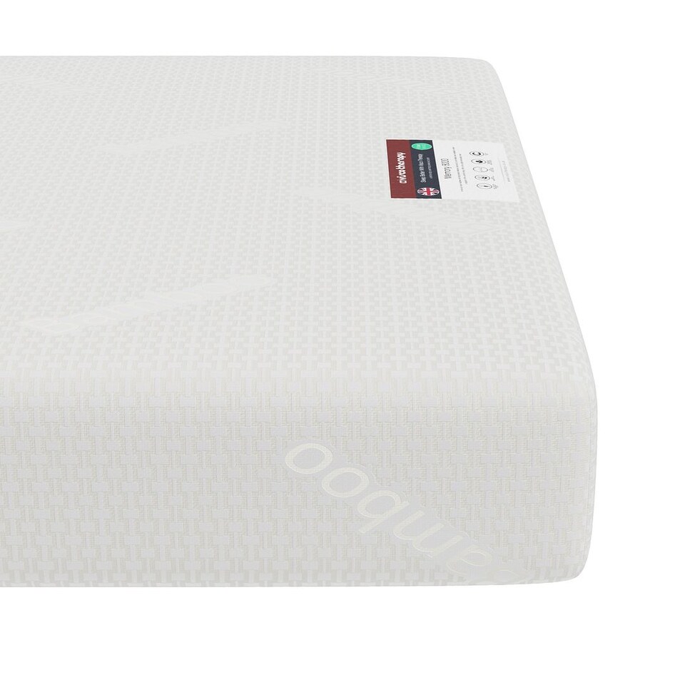 image 1 of Visco Therapy Ortho Memory Foam Mattress 20cm - Firm Support, Removable Zip Cover, UK Made