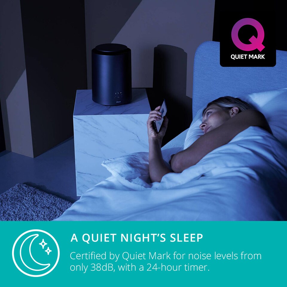 image 1 of Duux ThreeSixty 2 Smart Ceramic Fan Heater, 1800W Heating Power - Grey