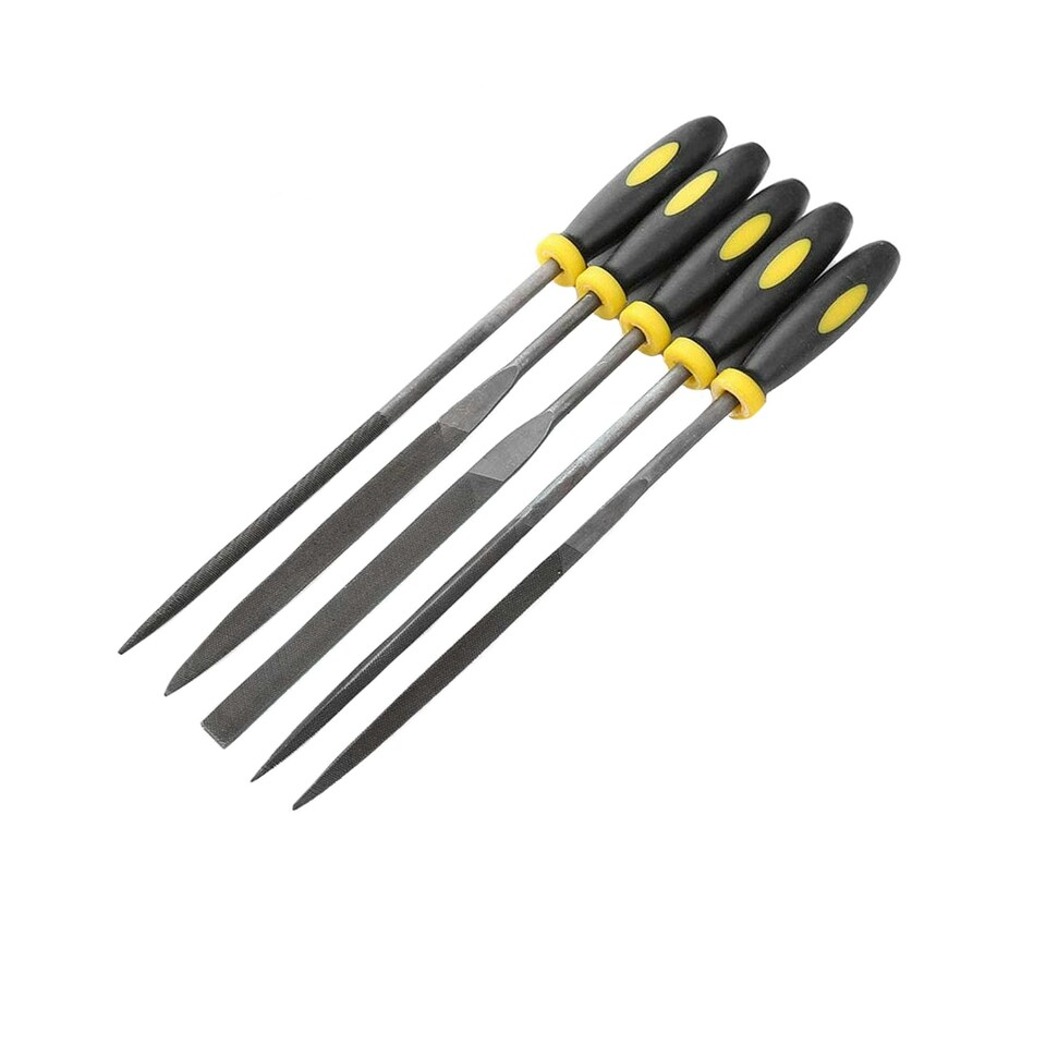 SupaTool 6 Piece Mini File Set - Black - 180mm