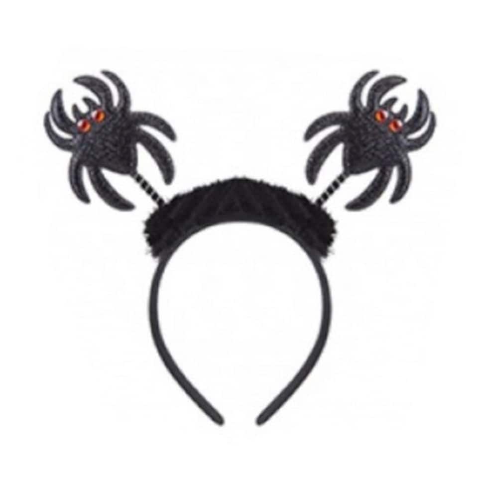 Black Spider Halloween Head Boppers Fancy Dress Headband