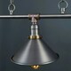 image 1 of ValueLights Corinthia Over Table 3 Way Grey Ceiling Light Low Hanging Pendant | Grey