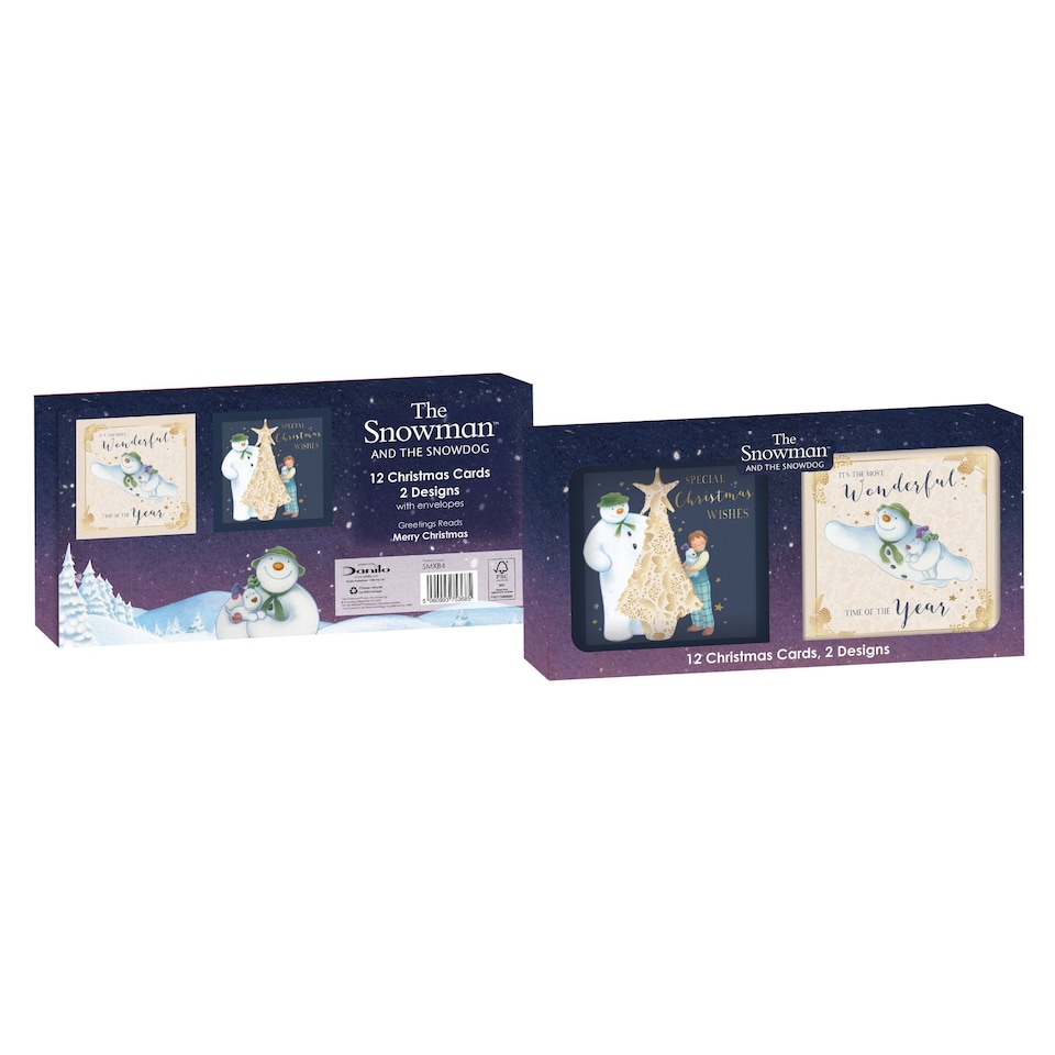 image 1 of The Snowman Multipack of 12 Christmas Cards