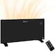 image 1 of 2000W Electric Convector Heater, Quiet Space Heater with LED Display, Black