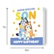 image 2 of Bluey 'Super Special Son' Birthday Card