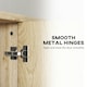 image 6 of HOMCOM Bathroom Cabinet Wall Mounted Mirror Storage with Shelves Natural 