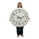 image 6 of Primrose Outdoor Garden Wall Clock with Thermometer Big Time 90cm Diameter