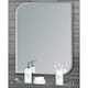 image 1 of Showerdrape Islington Rectangular Wall Mounted Frameless Bevelled Edge Bathroom Mirror 70 x 50cm